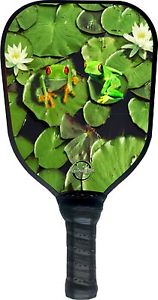 Pickleball Paddle Frog Lilly Pad