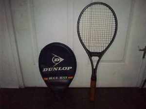 DUNLOP BLUE MAX MID SIZE TENNIS RACQUET WITH COVER