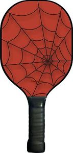 Pickleball Paddle -Red Spider Web  Picklepaddle USAPA approved image 1