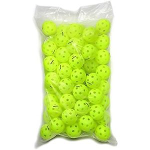 Pickleball Gamma Sports Photon Indoor Pickleballs, High-Vis Optic Green USAPA