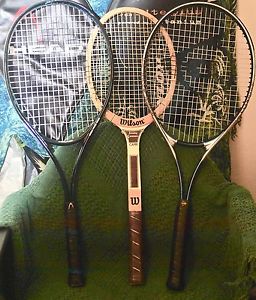 Head, Dunlop, Jimmy Connor, 3 Raquets