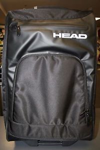 HEAD CI Trolley Luggage Bag | Wheels | Black Orange | NEW | Free USA Ship