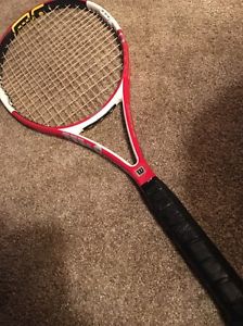 Wilson N Code Six One 95 16x18 4 1/2" grip Pre Owned 95 Sq. Inch Head
