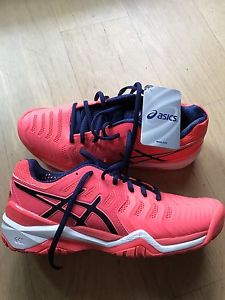 Asics Gel Resolution 7 women Pink/Blue/White E751Y-2049 BRAND NEW w/ TAGS image 1