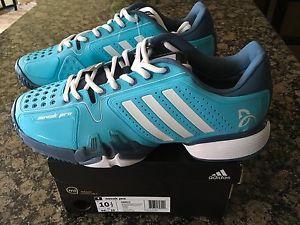 brand new adidas novak pro tennis shoes size 10 1/2 no reserve!!!!!