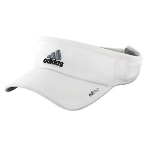 Adidas Men's Adizero Visor White/Black/Sharp Grey One Size