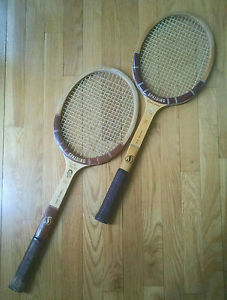 Vintage Tennis Rackets - Lot of 2 - Spalding Signature Model - Hart - Gonzales