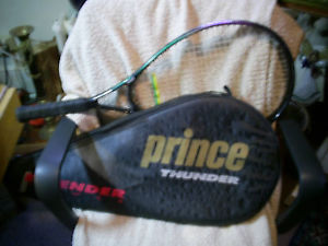 PRINCE EXTENDER THUNDER 880 PL TENNIS RACQUET W/ CASE COVER 4 3/8 Grip & 