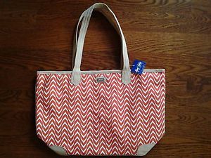 NEW Ame & Lulu Tote Bag Astor Tangerine Print