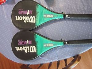 Wilson Advantage 95" tennis racquets (2)