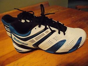 Babolat men's size 8 blue/white/blk tennis shoes Pro-Shield Kompressor Michelin