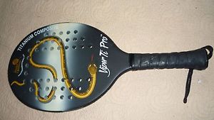 PADDLEBALL PADDLE Viper ti pro GRAPHITE Black  ( NEW )