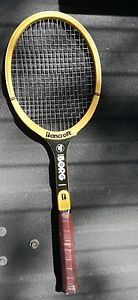 BANCROFT BJORN BORG PERSONAL WOOD TENNIS RACQUET 4 1/2 L