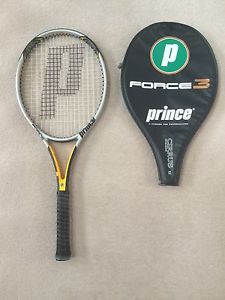 Prince Force 3 Cirrus ti Oversize Tennis Raquet & Cover New - Never Used