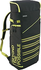 NEW GOSEN Tennis Racket Backpack Bag BA17TRB Black Gray Yellow Fast Shipping