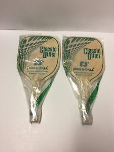 Lot Of 2 Classic Diller Master Wood Pickleball Paddle Read Description