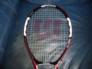 WILSON NCODE 5 N5 FORCE OVERSIZE 110 TENNIS RACKET 4 3/8 EU3 HS3 LIGHT
