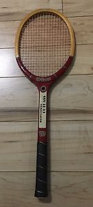 VINTAGE JIMMY CONNORS CUTLASS WOODEN TENNIS RACKET 4 1/2" ORIGINAL OWNER