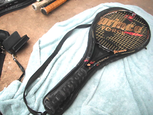 Prince Force Titanium Long Body Oversize Tennis Racquet Racket With Zip Case