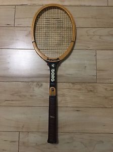 Vintage Bancroft Bjorn Borg Personal Wood Tennis Racquet pristine condition