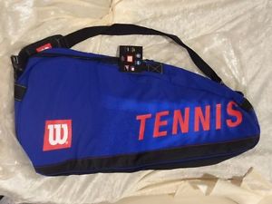 New With Tags - Blue & Red Wilson Z8011 Tennis Sports Bag w/ Strap