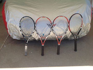 Very Special Package of Four used normal wear most requested tennis rackets