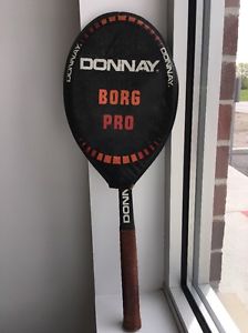 Vintage DONNAY BORG PRO Wooden Tennis Racket Racquet  Medium 6  Made in Belgium