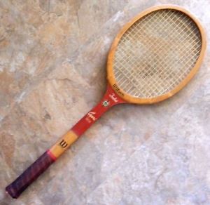 Vintage Wilson Tony Trabert Wooden Capri Speed Flex Fibre Face Tennis Racket