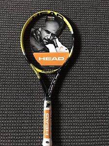 Head YouTek Extreme OS 4 3/8 STRUNG  9.9oz 280g 16/19  tennis racquet 107sq.in