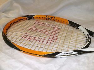 Wilson K Factor Zen Team Tennis Racquet 4 1/4 103" (K)Arophite Black