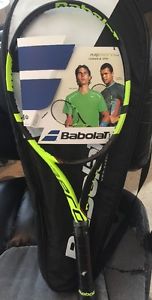 Babolat Pure Aero Tour 4 3/8 grip (Free Racquet Cover And Set Of Syn Gut String)