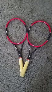 Two Slightly Used Wilson Pro Staff 95S 4 3/8