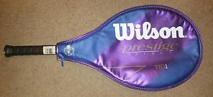 Wilson Prestige Tennis Racket Comp 7.6 si High Beam Series 110 sq in With Cover
