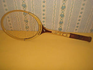 SNAUWAERT BRIAN GOTTFRIED SIGNATURE WOOD TENNIS RACKET RACQUET Vintage - RARE