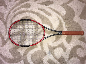 Wilson Pro Staff 97 tennis racquet PS97 16x19 4 1/4 Luxilon Strung - Federer A++