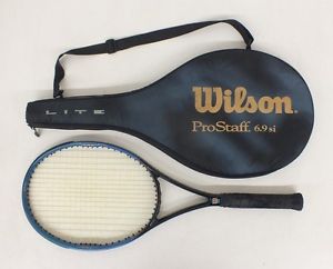 Wilson Pro Staff 6.9si Lite Tennis Racquet w/4 1/4" Grip & Case EXCELLENT LOOK