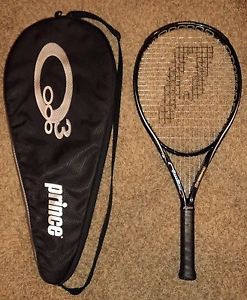 Prince O3 SpeedPort Platinum Oversize 125 head 4 3/8 grip (3) Tennis Racquet EUC