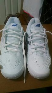 BABOLAT Women's V-Pro All Court Tennis Shoes US Size 8 White/Blue