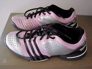 PRE OWNED ADIDAS LADIES  CUSTOM TENNIS SHOE SIZE 9
