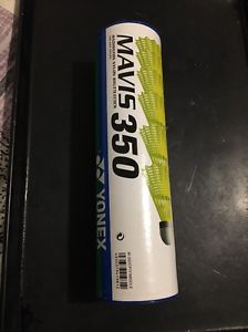 Brand New Yonex Mavis 350 Yellow Fast Shuttlecock 1/2 Dozen