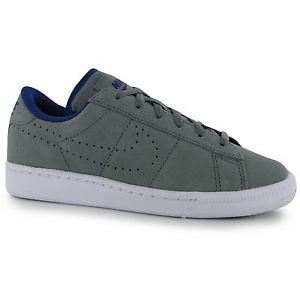 Nike Tennis Classic Trainers Junior Boys Grey/Grey/Royal Sports Shoes Sneakers