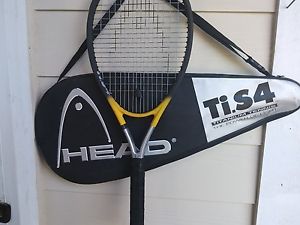HEAD Ti.S4 COMFORT ZONE TITANIUM Tennis Racquet 4 1/2 " With Cover