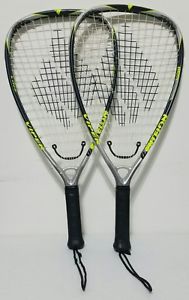 Ektelon PowerLine 1100 Viper Racquetball Racquet Light Lot of 2 Graphite Alloy