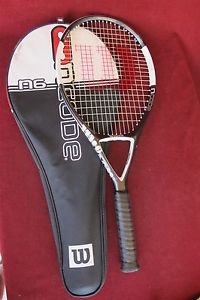 Wilson NCode N6 110 Sq In. Tennis Racket 4 1/2 Grip W/ Case Nice