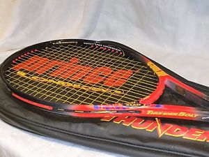 Prince Thunderbolt Longbody 115 Sq In Tennis Racquet 4 1/2" Grip Case Excellent