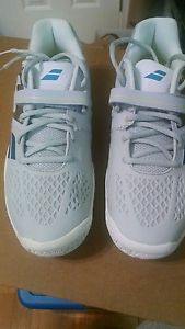 BABOLAT Mens Propulse BPM All Court Tennis Shoes Size 9.5 Grey/Blue New W/Box