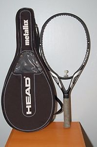 Head Metallix 10 Super Oversize (124) Tennis Racquet. 4 3/8 Excellent w/ Cover
