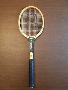 Vintage Bancroft PRO MODEL BJORN BORG BJ Tennis Racquet  Racket 4 1/2L Grip
