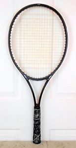 PRINCE Graphite Authority Oversize Racquet Restrung & New 4 1/2" Grip VG!