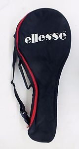 ELLESSE Black/Red-Trim 2-Racket TENNIS RACQUET Travel/Carry Bag